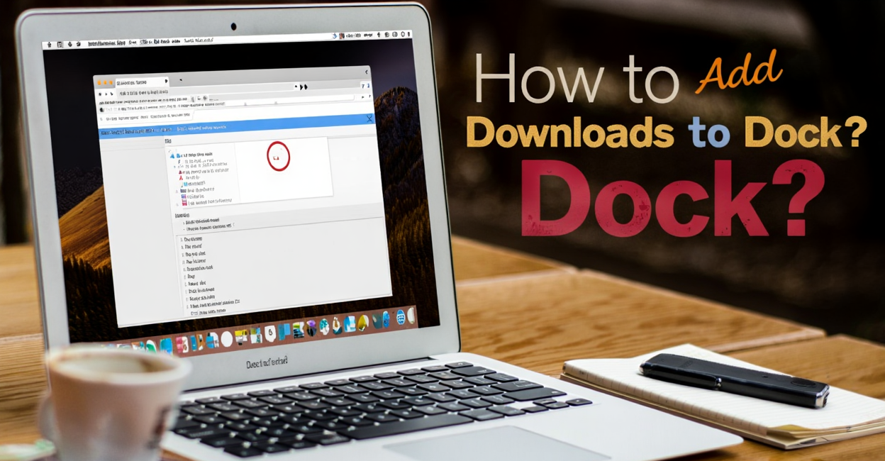 How to Add Downloads to Dock?