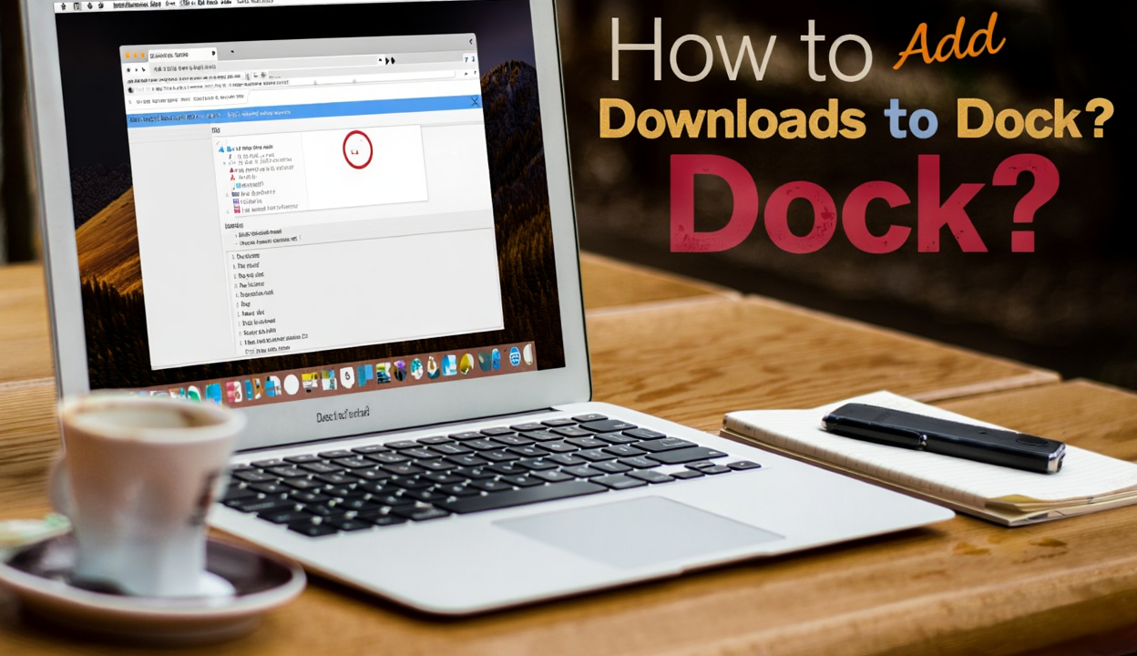 How to Add Downloads to Dock?