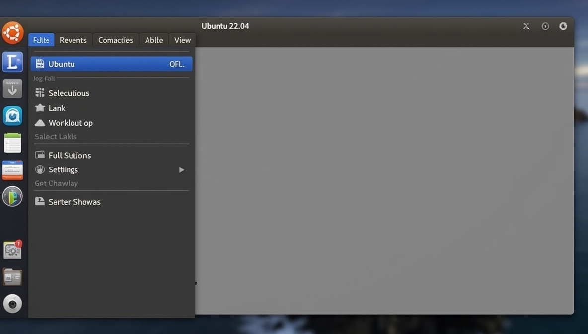 How to Get the Dock Menu in Ubuntu 22.04?